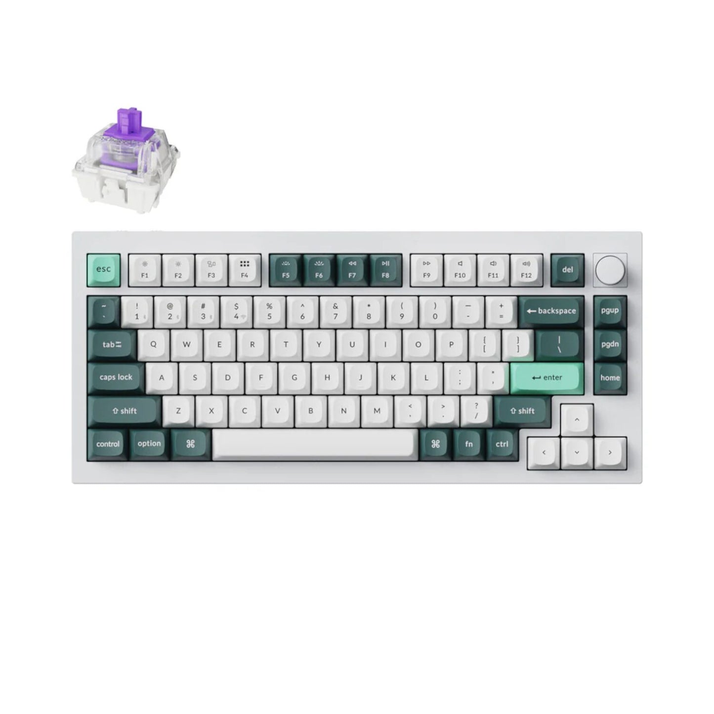 Keychron Qmk Wireless Custom Keyboard White