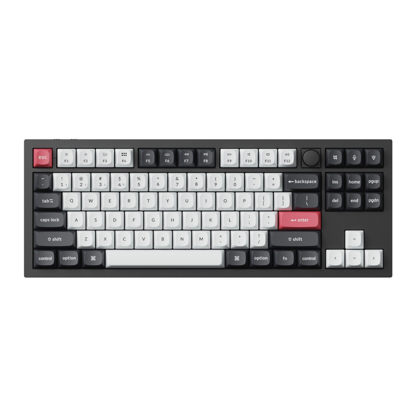 Keychron Q3 He Qmk 80% Wireless Custom Mechanical Keyboard (nebula Switch) – Carbon Black image 2