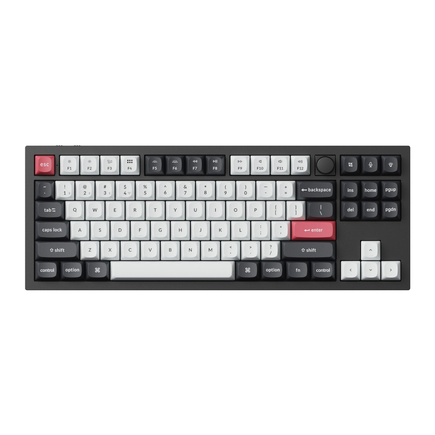Keychron Q3 He Qmk 80% Wireless Custom Mechanical Keyboard (nebula Switch) – Carbon Black image 2