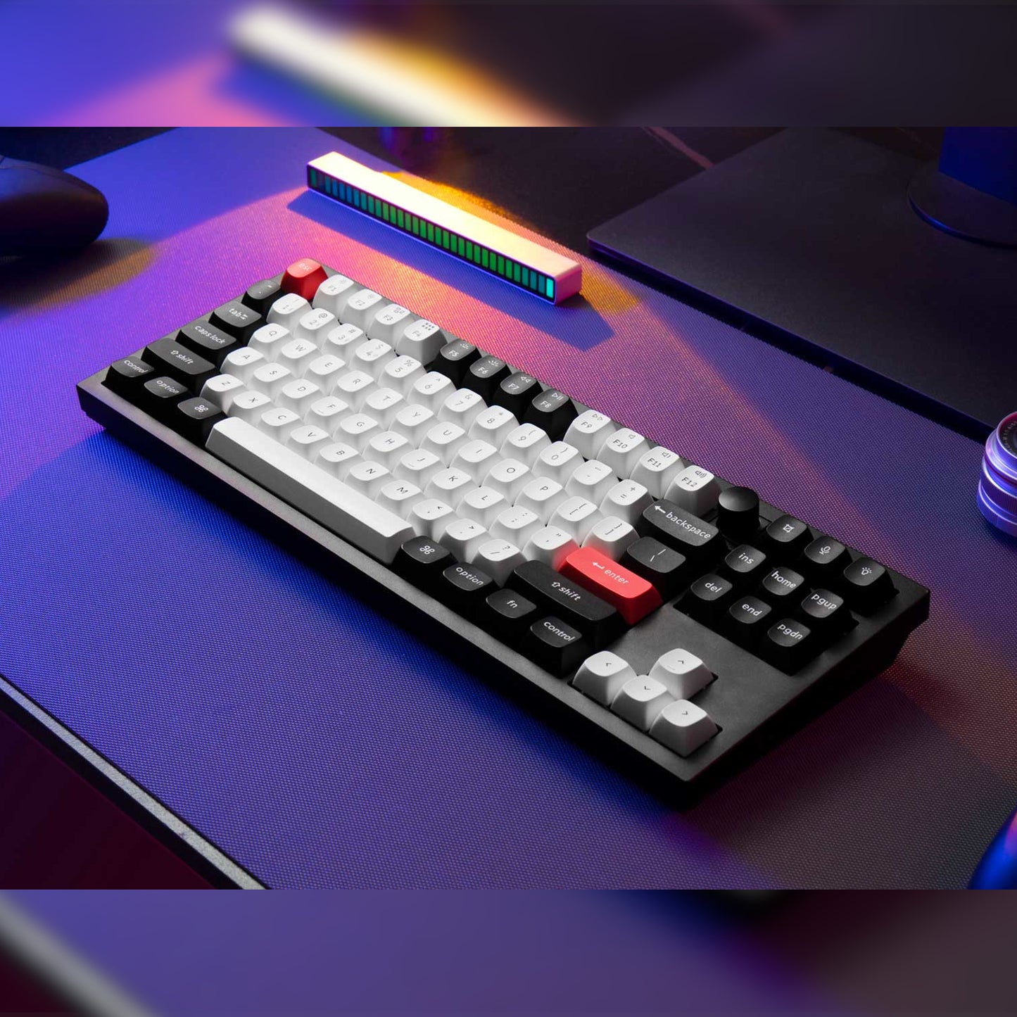 Keychron Q3 He Qmk 80% Wireless Custom Mechanical Keyboard (nebula Switch) – Carbon Black image 3
