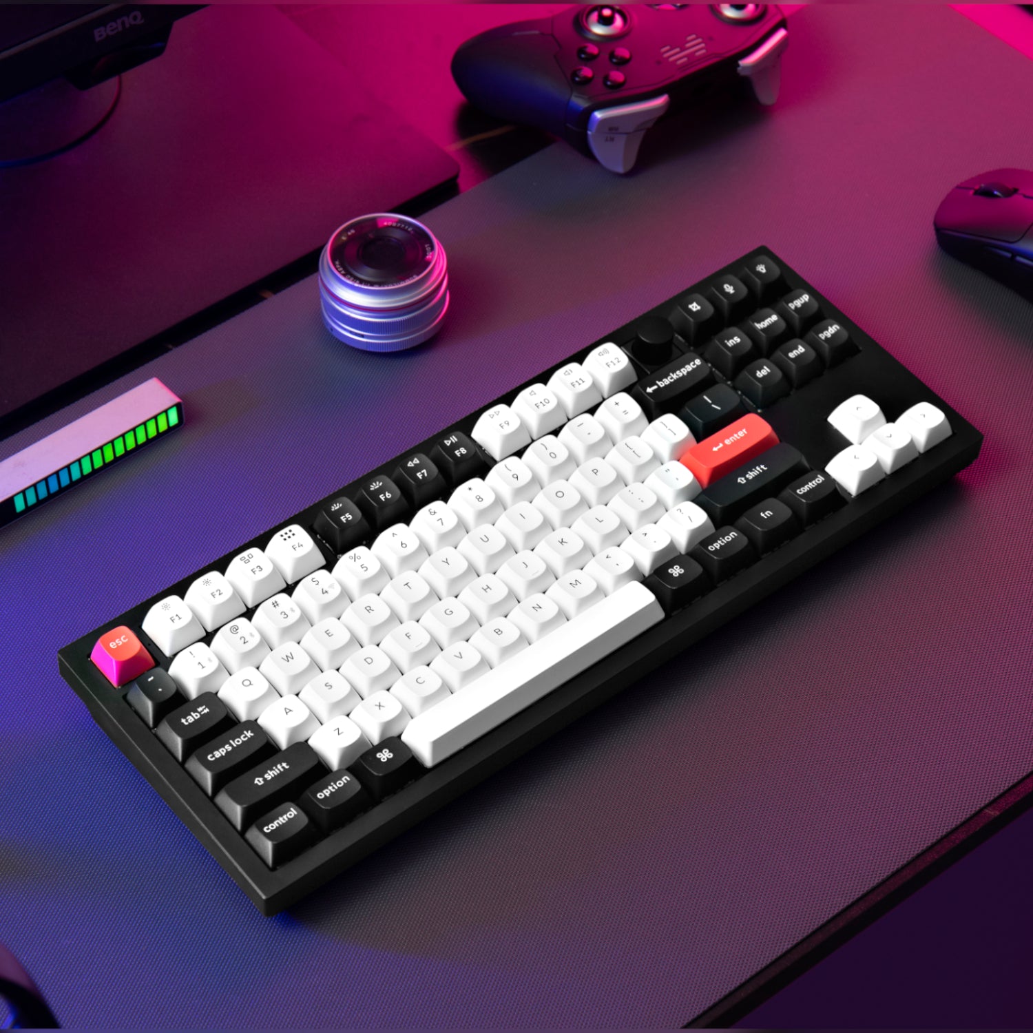 Keychron Q3 He Qmk 80% Wireless Custom Mechanical Keyboard (nebula Switch) – Carbon Black image 4