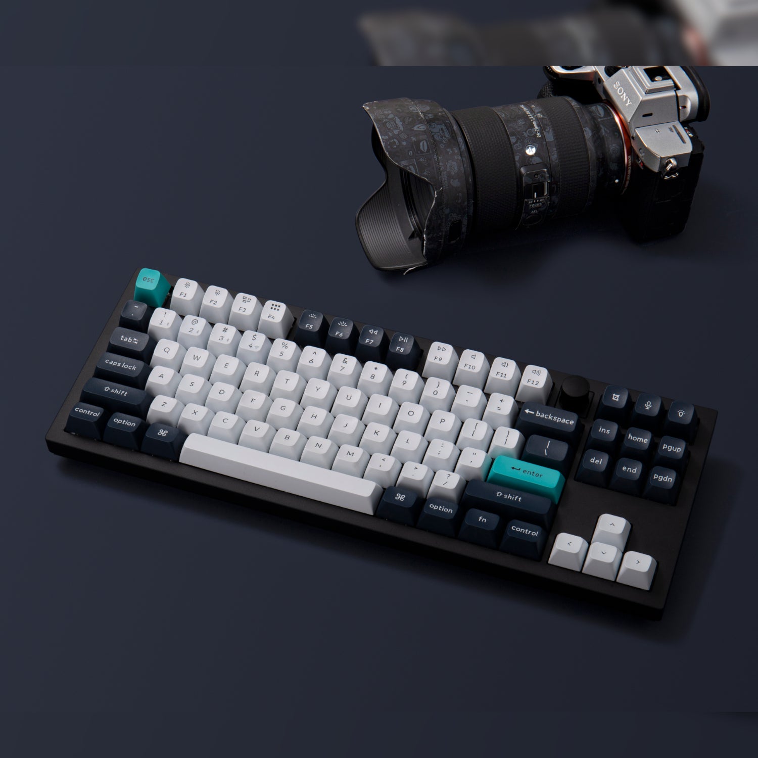 Keychron Q3 Max 80% Full Assembled Knob Red Switch Hot-Swap Gateron Jupiter RGB Wireless Keyboard Black image 5