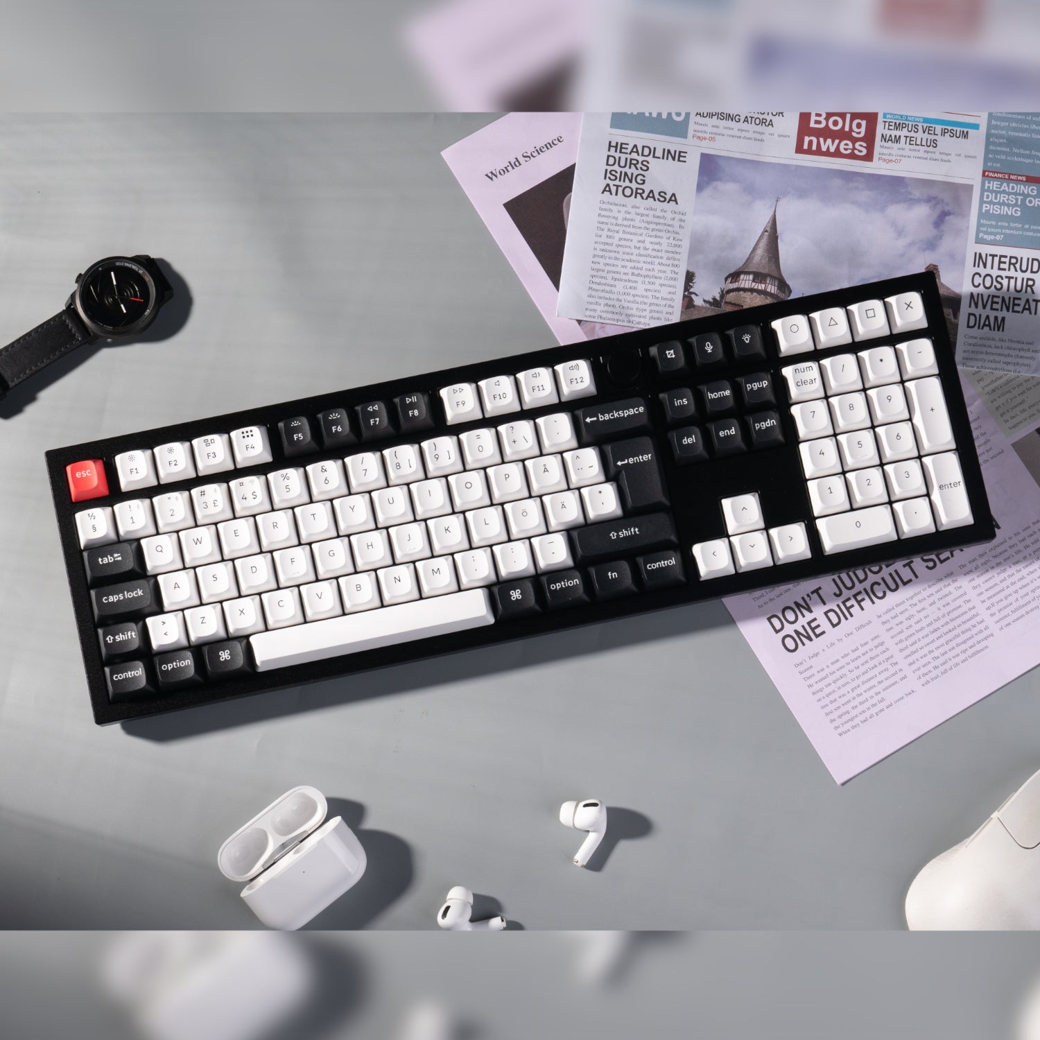 Keychron Q6 He Qmk Full-Size Wireless Custom Mechanical Keyboard (nebula Switch) – Carbon Black image 4