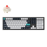 Keychron Q6 Max 100% Full Assembled Knob Red Switch Hot-Swap Gateron Jupiter RGB Wireless Keyboard Black