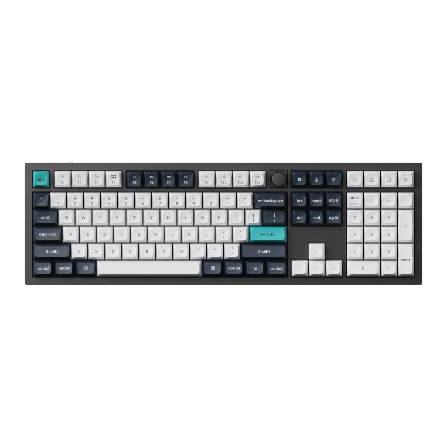 Keychron Q6 Max 100% Full Assembled Knob Red Switch Hot-Swap Gateron Jupiter RGB Wireless Keyboard Black image 2