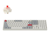 Keychron Q6 Max Qmk/Via Wireless Custom Mechanical Keyboard Osa Gateron Red Jupiter Switches Shell White