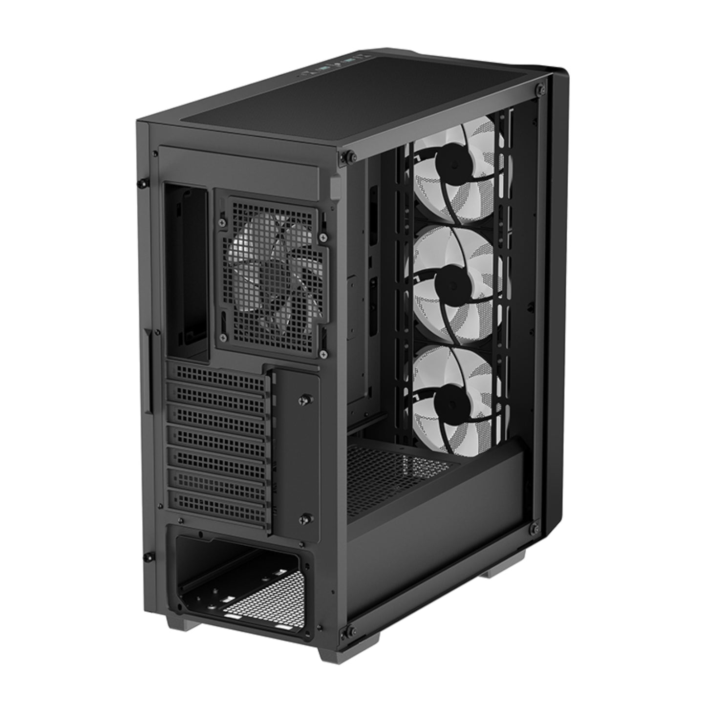 Deepcool CC560 Mesh V2 ATX Mid Tower Airflow Gaming Chassis – Black image 4