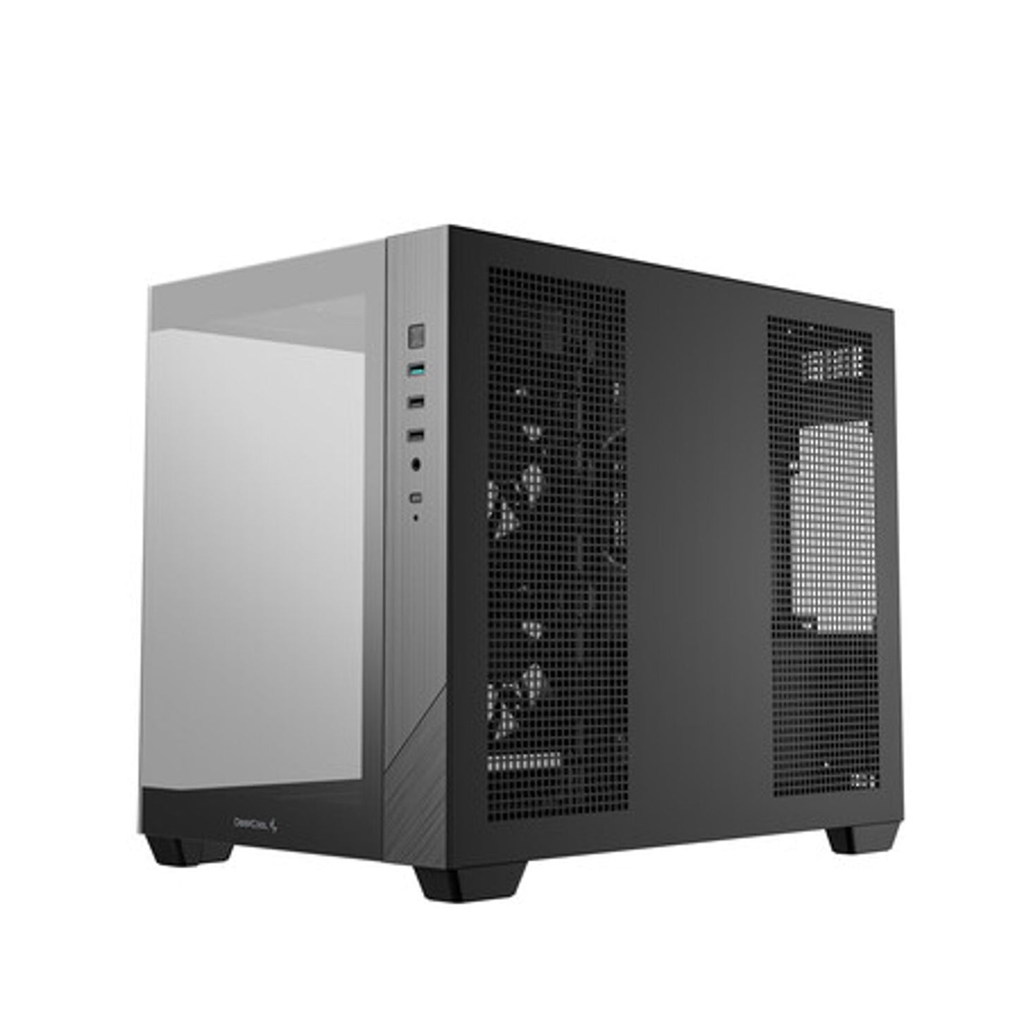 Deepcool CG330 3F Panoramic Dual-Chamber Micro-Atx Gaming Chassis Black image 6