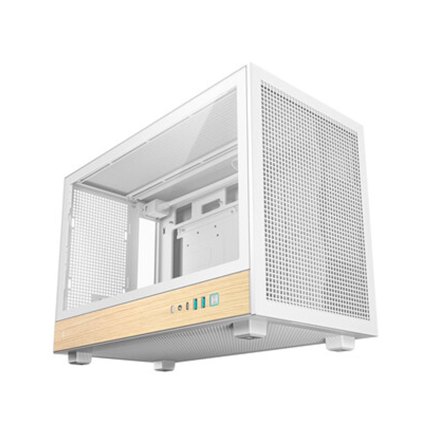 Deepcool CH260 Wood MATX Gaming Chassis White image 5