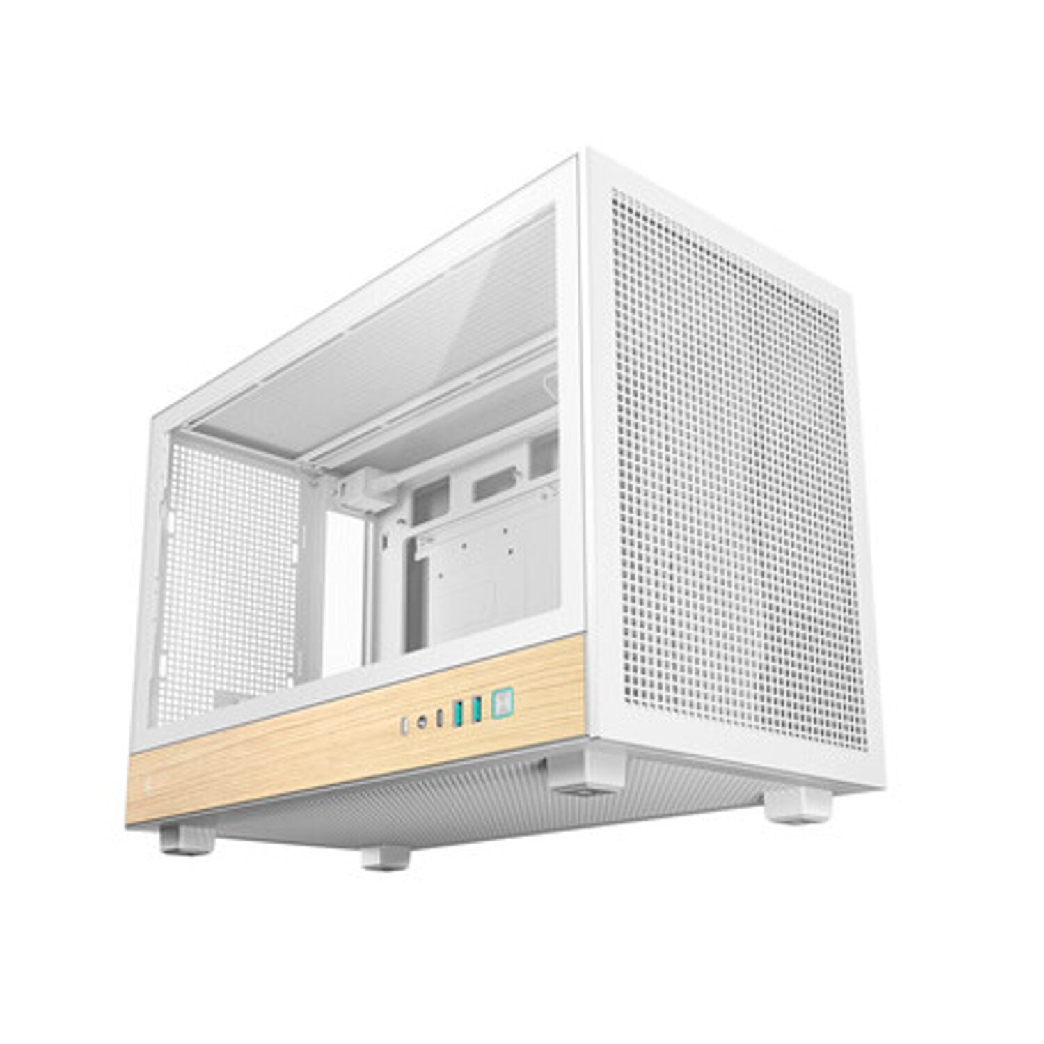 Deepcool CH260 Wood MATX Gaming Chassis White image 5