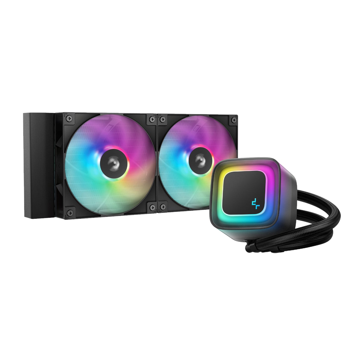 Deepcool LE240 V2 240MM ARGB Aio CPU Liquid Cooler Black image 2