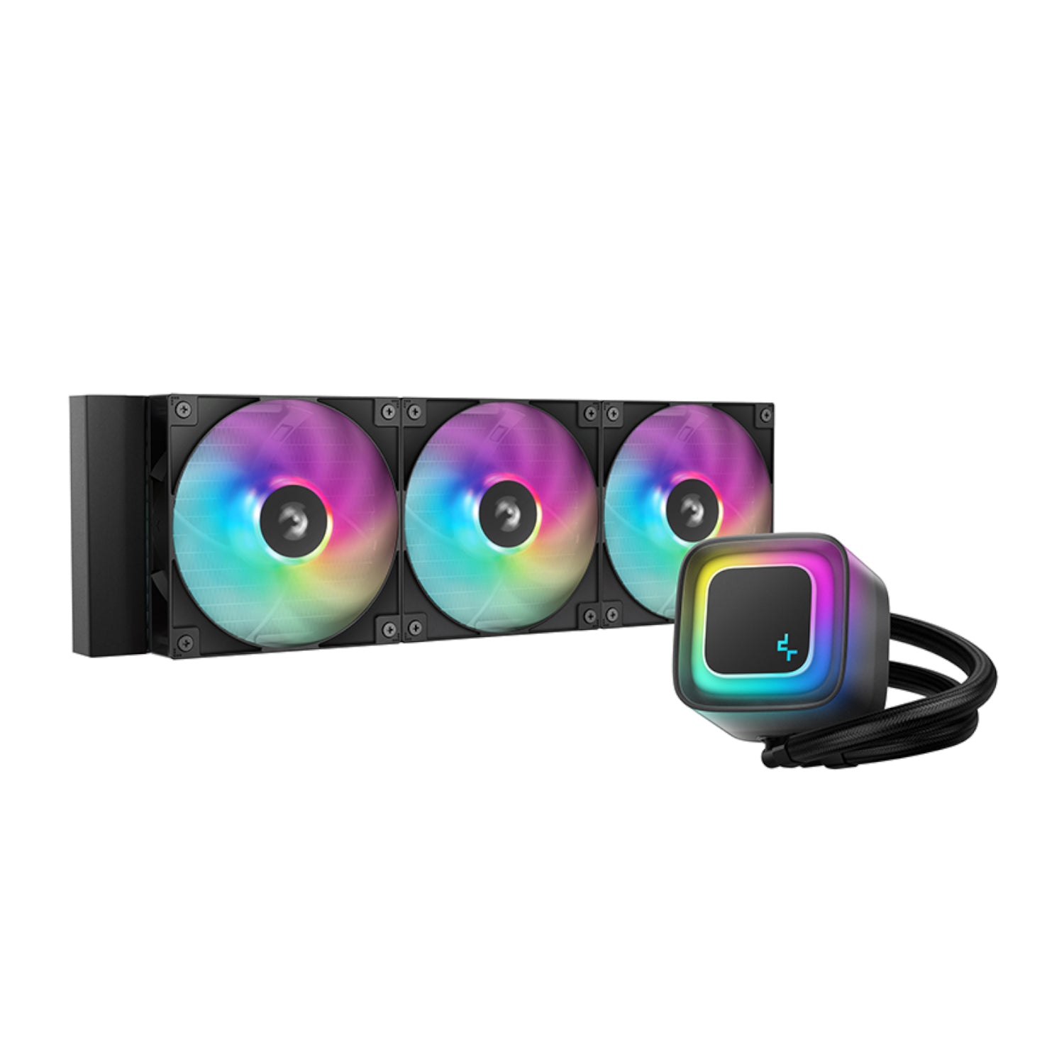 Deepcool LE360 V2 ARGB 360MM Aio Liquid Cooler Black image 2
