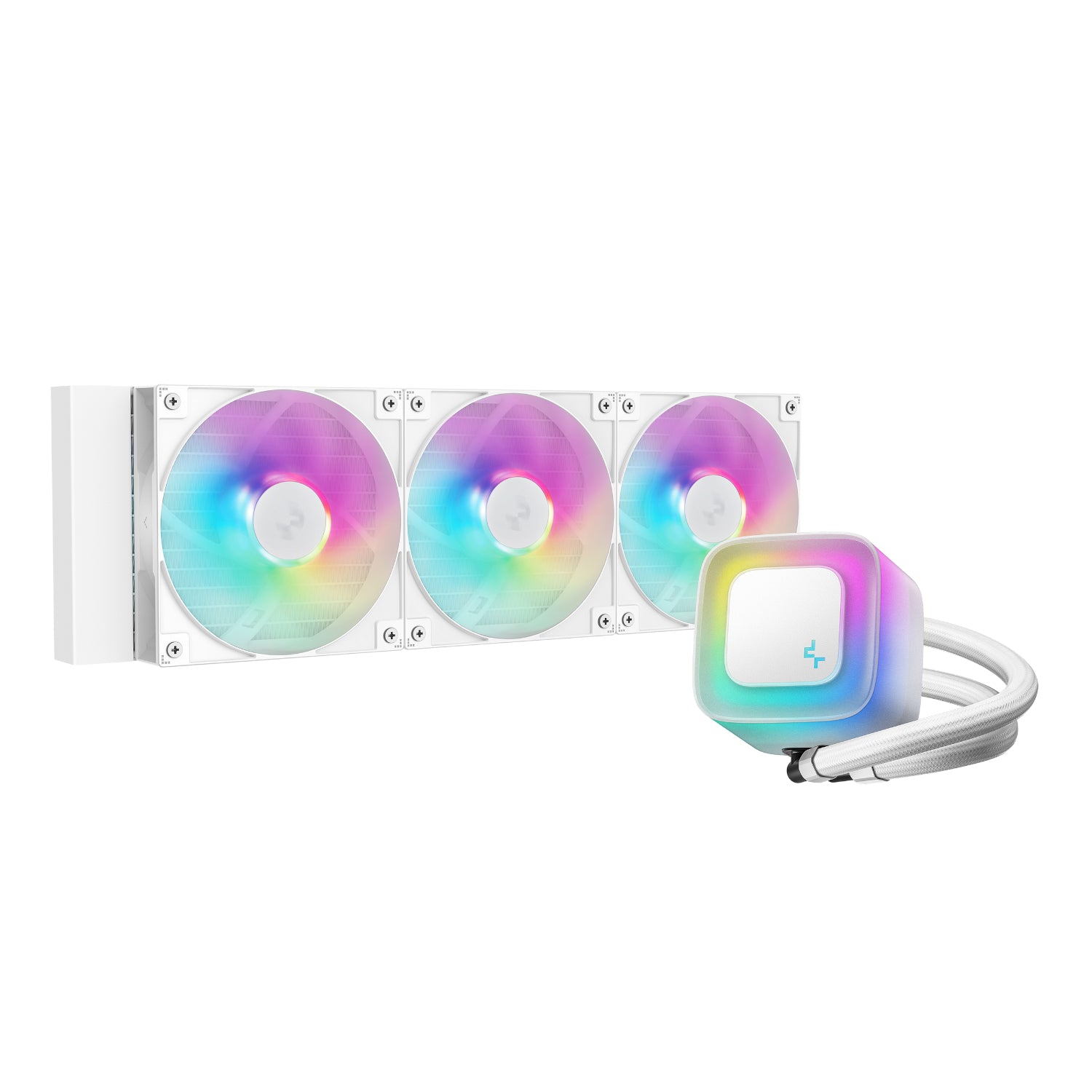 Deepcool LE360 V2 ARGB 360MM Aio Liquid Cooler White image 2