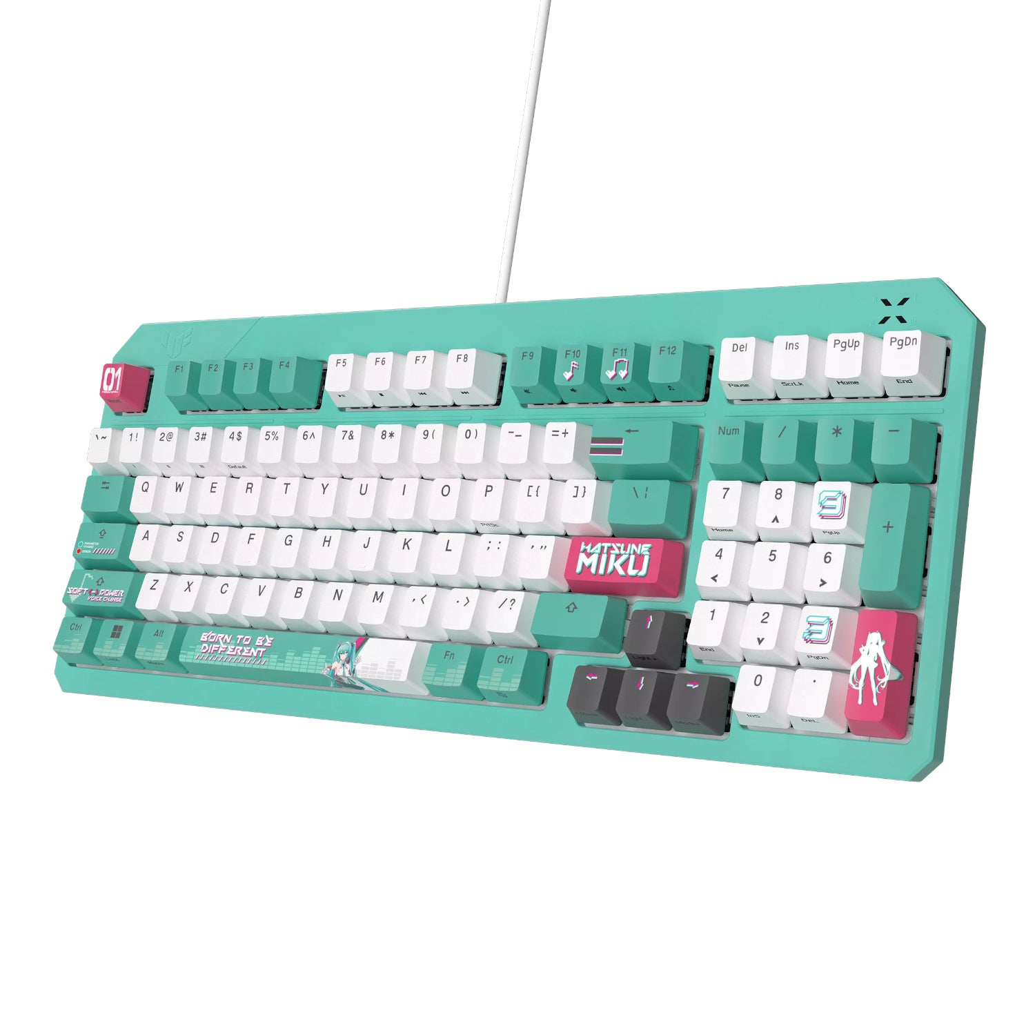 Asus Tuf Gaming K3 Gen II Gaming Keyboard Hatsune Miku Edition image 2