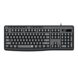 Redragon BK-7366 Full-Size Ergonomic Wired Membrane Office Keyboard Black