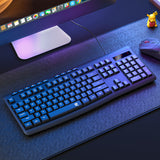 Redragon BK-7366 Full-Size Ergonomic Wired Membrane Office Keyboard Black image 6