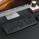 Redragon BK-7367 Full-Size Ergonomic Wireless Membrane Office Keyboard Black image 6