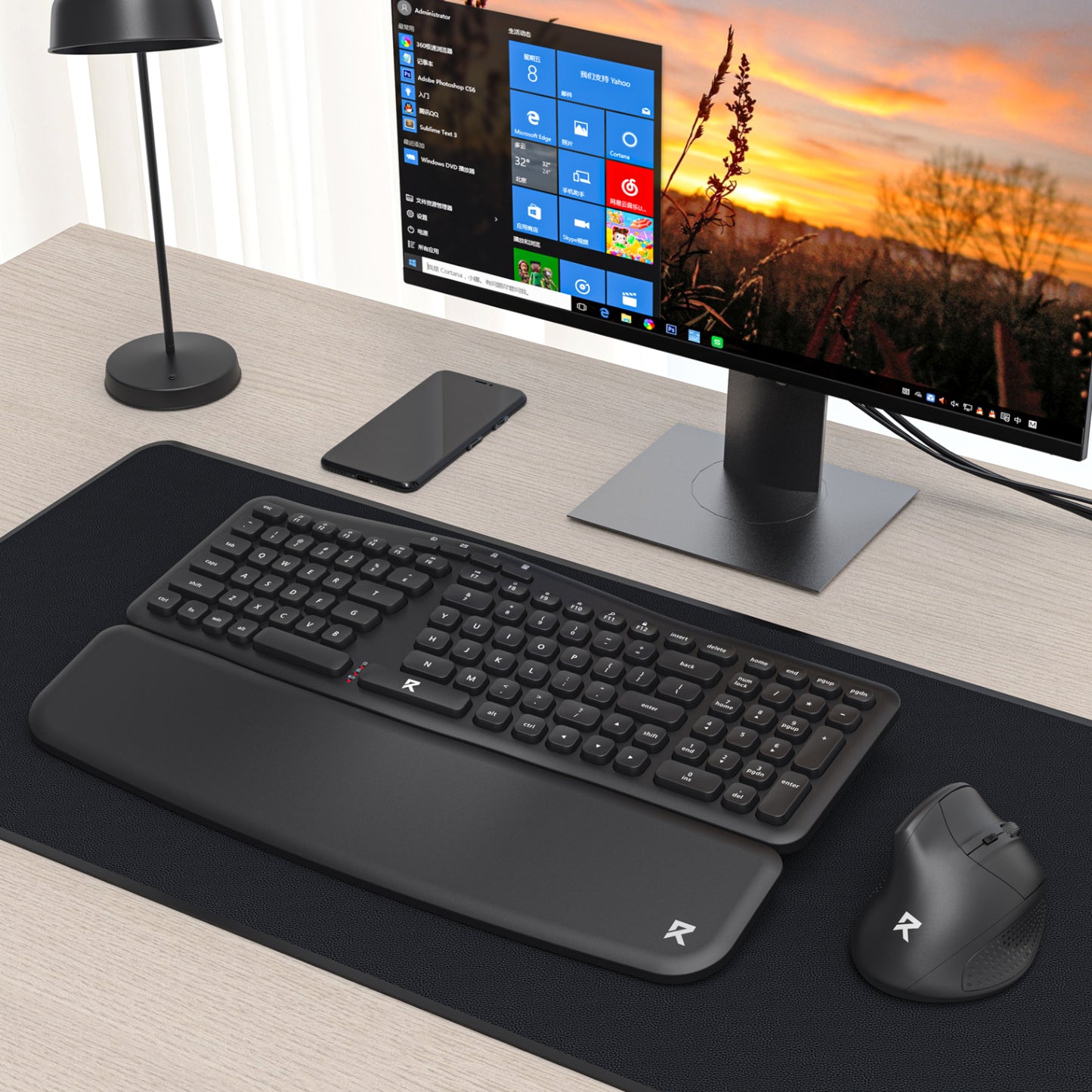 Redragon BS7161 2.4G Wireless Keyboard And Mouse Combo Black image 3
