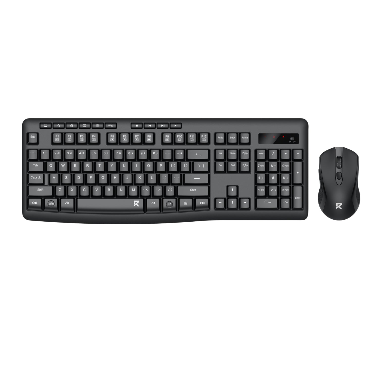 Redragon BS-7367-A Wireless Keyboard And Mouse Combo Black