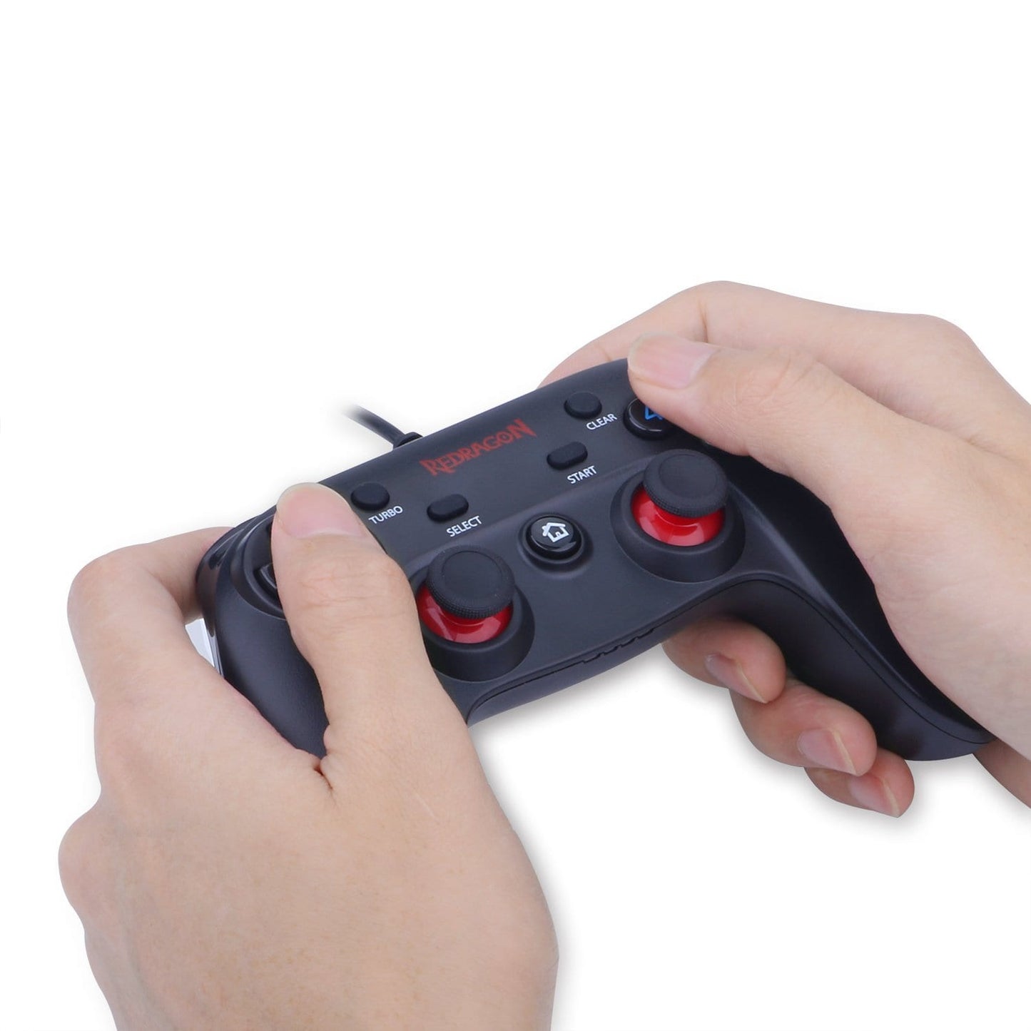 Redragon Saturn Wired X/D-Input(digital/Analog) PC Controller Black image 2