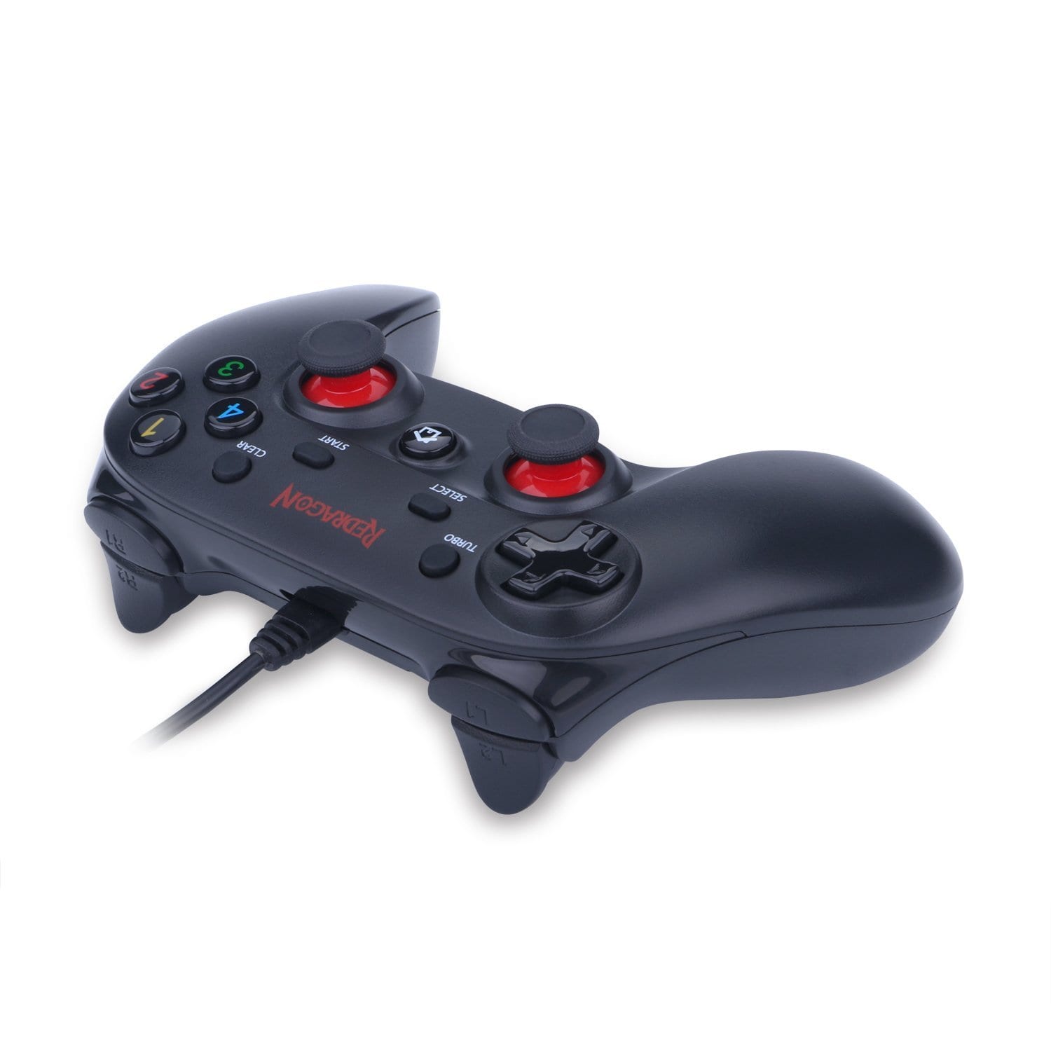Redragon Saturn Wired X/D-Input(digital/Analog) PC Controller Black image 3