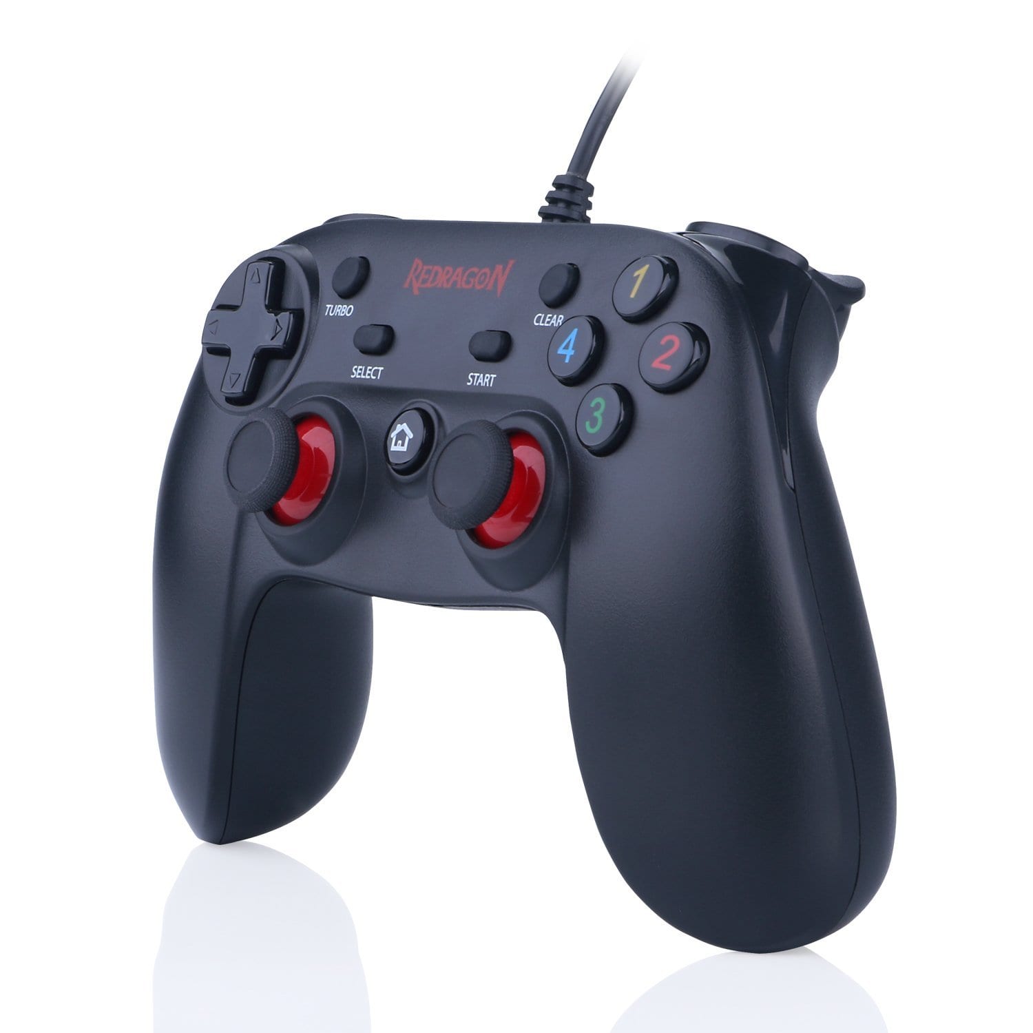 Redragon Saturn Wired X/D-Input(digital/Analog) PC Controller Black image 4