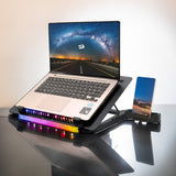Redragon Dual USB 5 Fan RGB Gaming Notebook Stand image 6