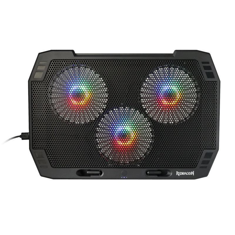 Redragon Dual USB 3 Fan RGB Gaming Notebook Stand image 4