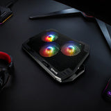 Redragon Dual USB 3 Fan RGB Gaming Notebook Stand image 5
