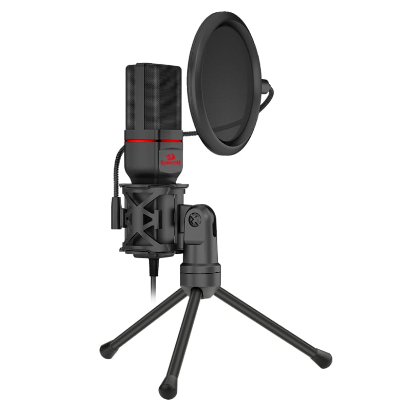 Redragon Seyfert 3.5MM Aux Gaming Mic And Tripod Black image 3