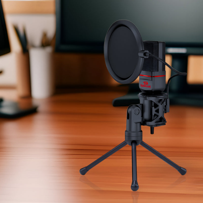 Redragon Seyfert 3.5MM Aux Gaming Mic And Tripod Black image 4