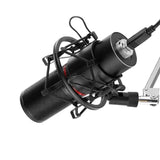 Redragon Blazar Cardioid USB Gaming Mic And Tripod Black image 3