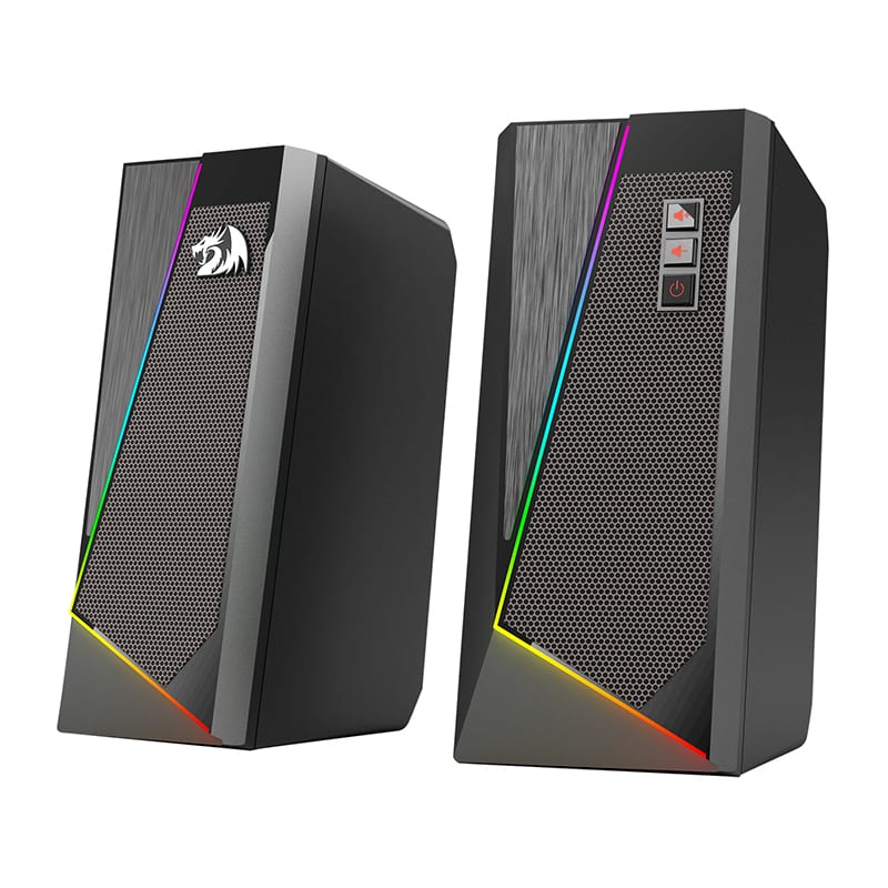 Redragon 2.0 Satellite Speaker Anvil 2 X 3W RGB Usb|aux Gaming Speaker Black