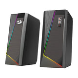 Redragon 2.0 Satellite Speaker Anvil 2 X 3W RGB Usb|aux Gaming Speaker Black