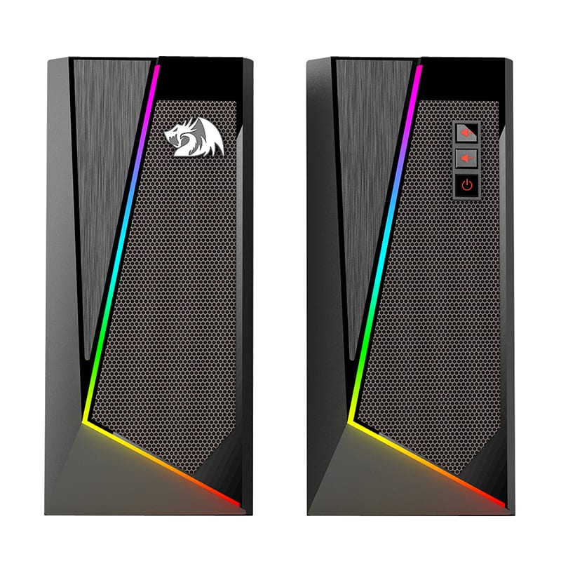 Redragon 2.0 Satellite Speaker Anvil 2 X 3W RGB Usb|aux Gaming Speaker Black image 2