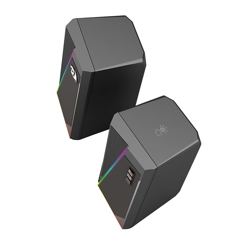 Redragon 2.0 Satellite Speaker Anvil 2 X 3W RGB Usb|aux Gaming Speaker Black image 3