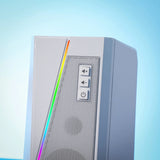 Redragon GS20W Anvil 3W 2.0 RGB Stereo Desktop PC Speakers White image 6