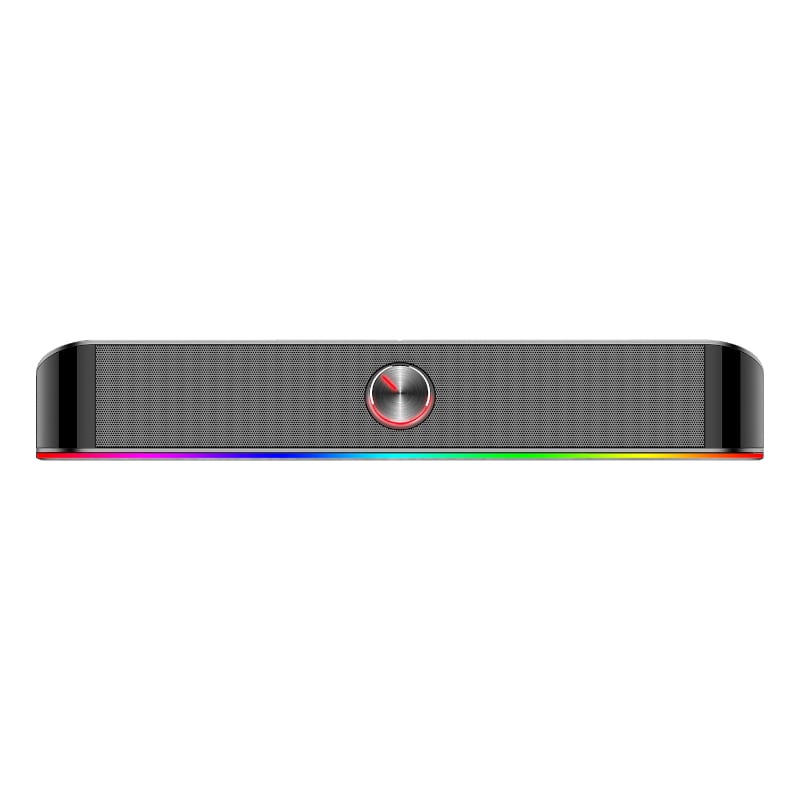Redragon 2.0 Sound Bar Adiemus 2 X 3W RGB Usb|aux PC Gaming Speaker Black image 2