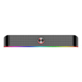 Redragon 2.0 Sound Bar Adiemus 2 X 3W RGB Usb|aux PC Gaming Speaker Black image 2
