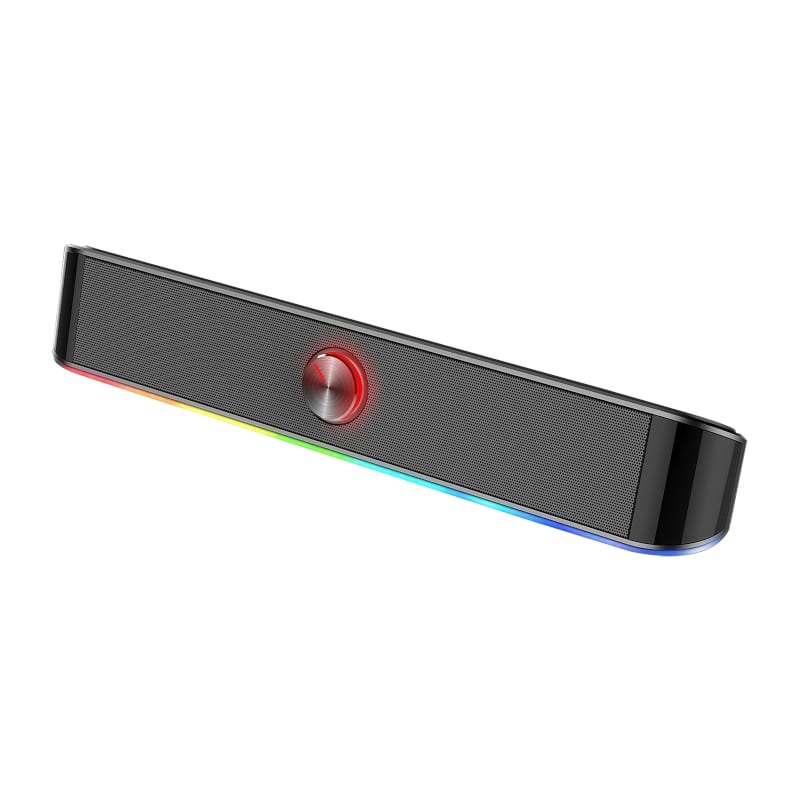 Redragon 2.0 Sound Bar Adiemus 2 X 3W RGB Usb|aux PC Gaming Speaker Black image 3