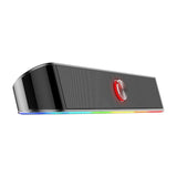Redragon 2.0 Sound Bar Adiemus 2 X 3W RGB Usb|aux PC Gaming Speaker Black image 4