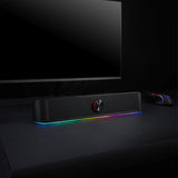 Redragon 2.0 Sound Bar Adiemus 2 X 3W RGB Usb|aux PC Gaming Speaker Black image 6