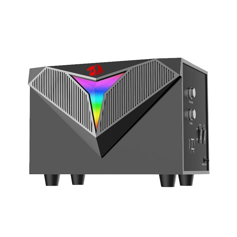 Redragon 2.1 Satellite Speaker Toccata RGB 11W Gaming Speaker Black image 5