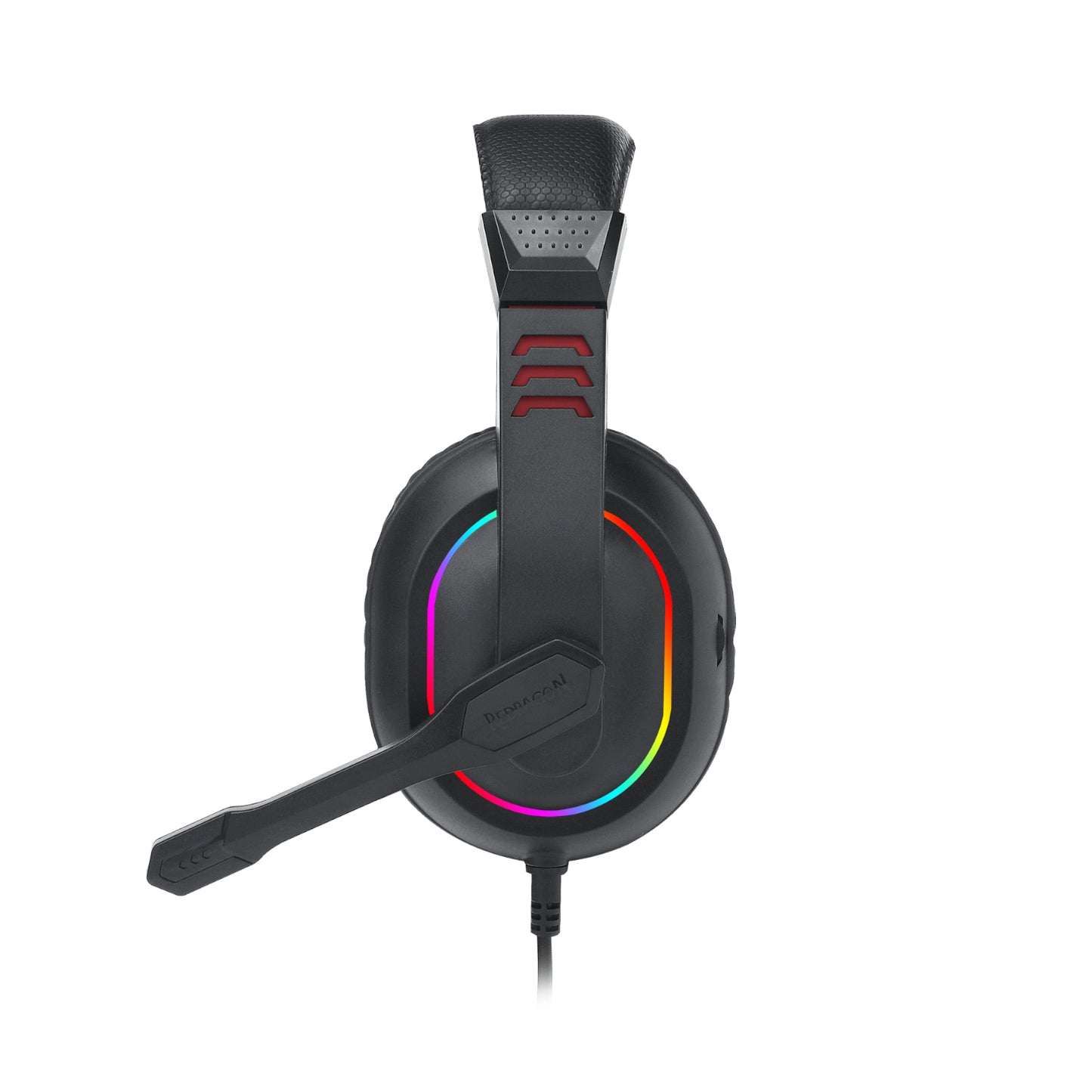 Redragon Over-Ear Ares Aux RGB Gaming Headset Black image 6