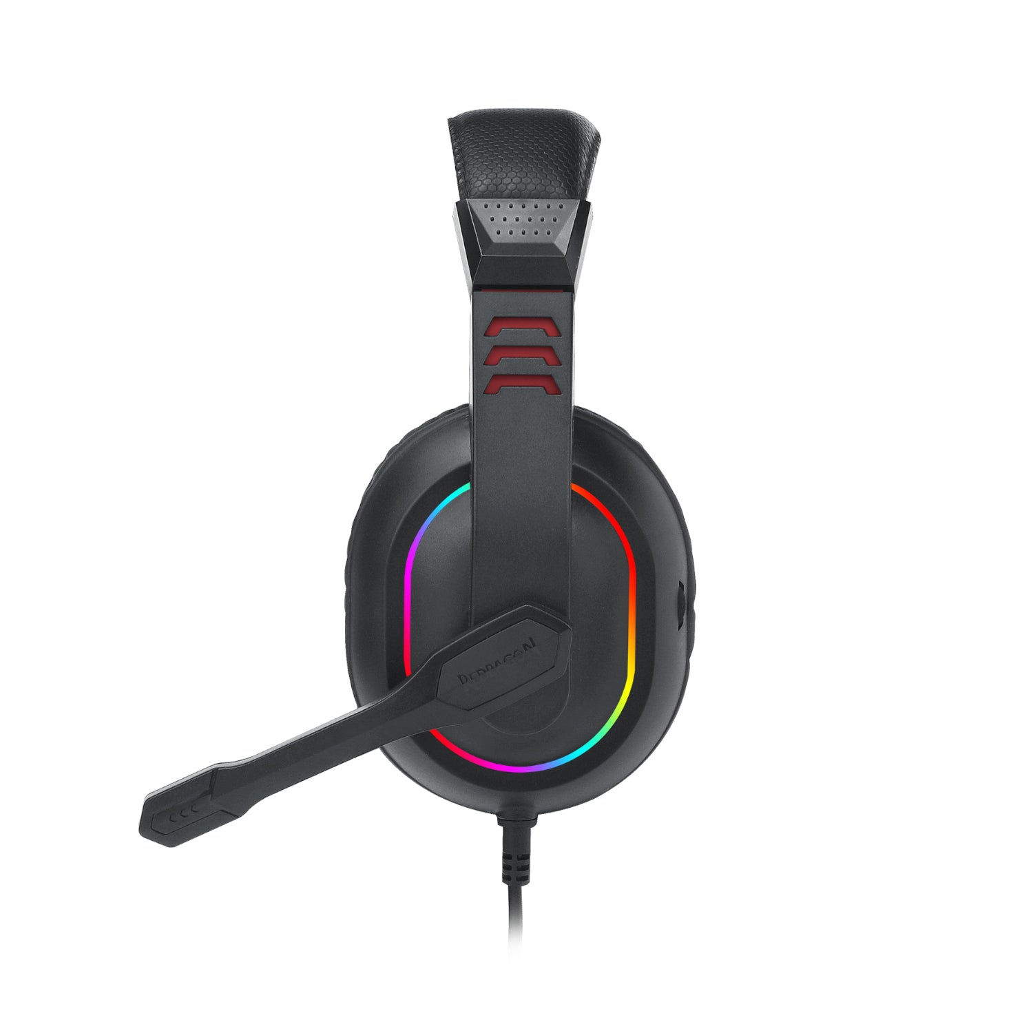 Redragon Over-Ear Ares Aux RGB Gaming Headset Black image 6