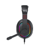 Redragon Over-Ear Ares Aux RGB Gaming Headset Black image 6