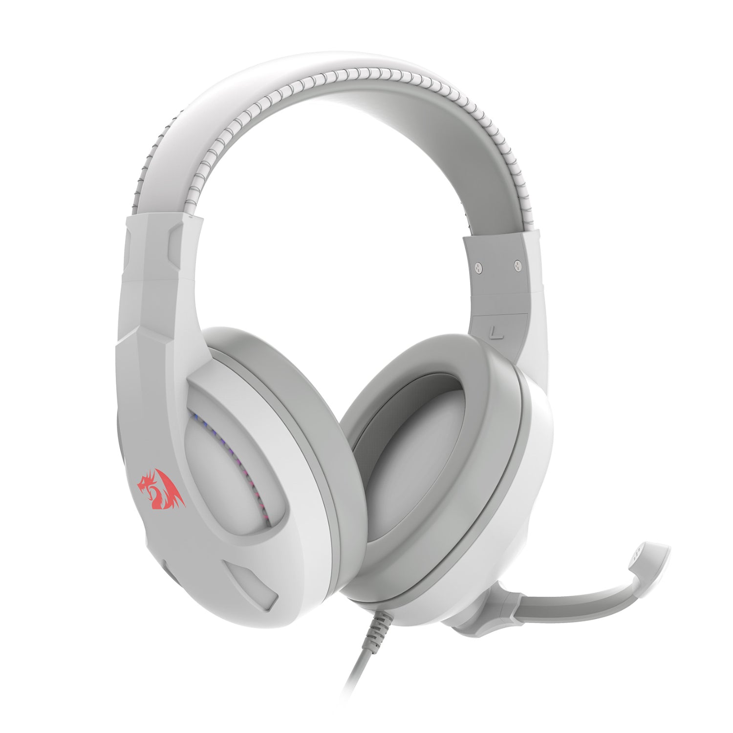 Redragon H211 Cronus Surround Sound RGB Wired Gaming Headset – White image 2