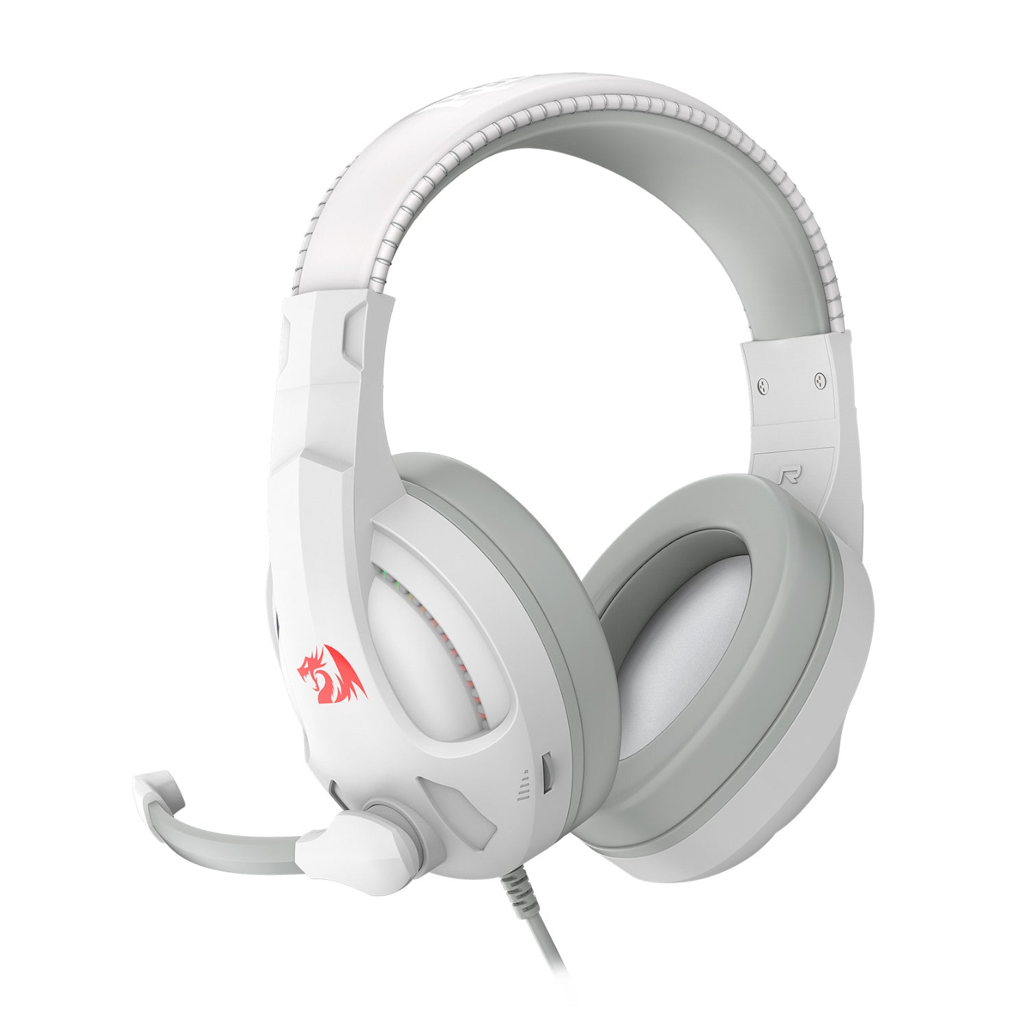 Redragon H211 Cronus Surround Sound RGB Wired Gaming Headset – White image 4