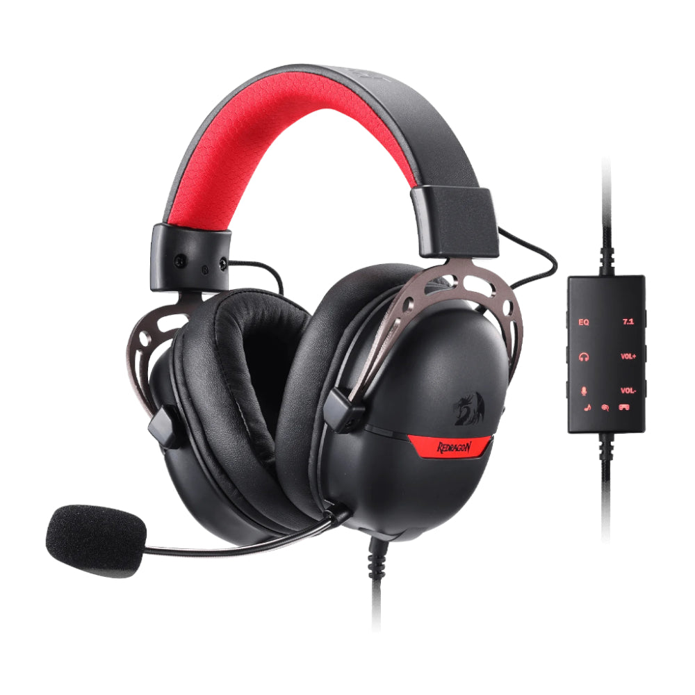 Redragon Over-Ear Aurora Gaming Headset Black