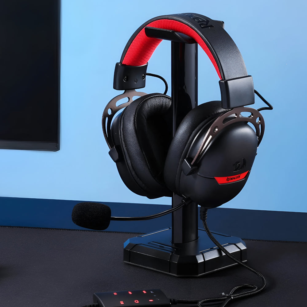 Redragon Over-Ear Aurora Gaming Headset Black image 2